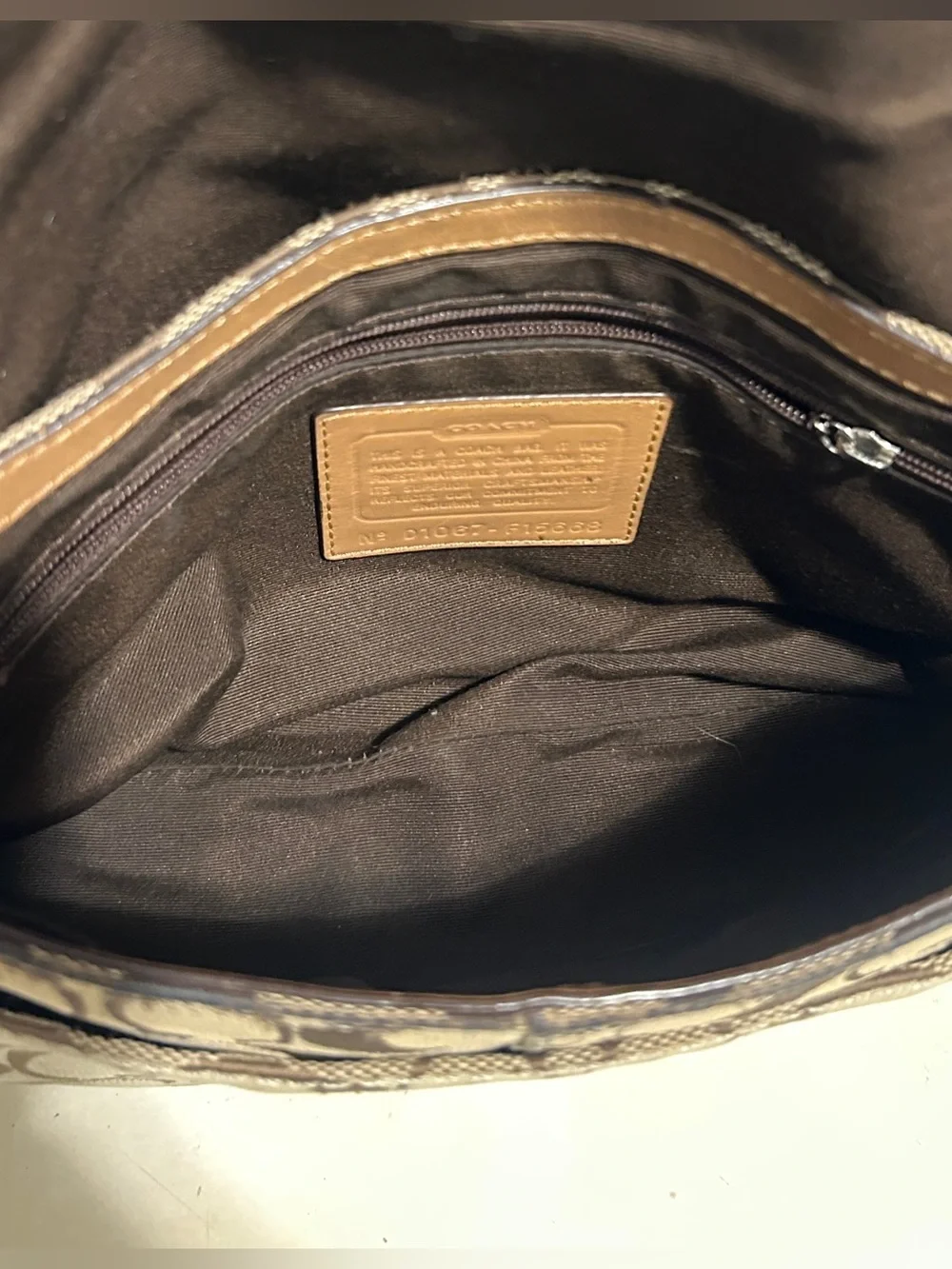 COACH Vintage Soho Signature Flap Shoulder Bag VTG Y2K (F15668)